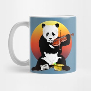 Panda Playing a Violin Mug